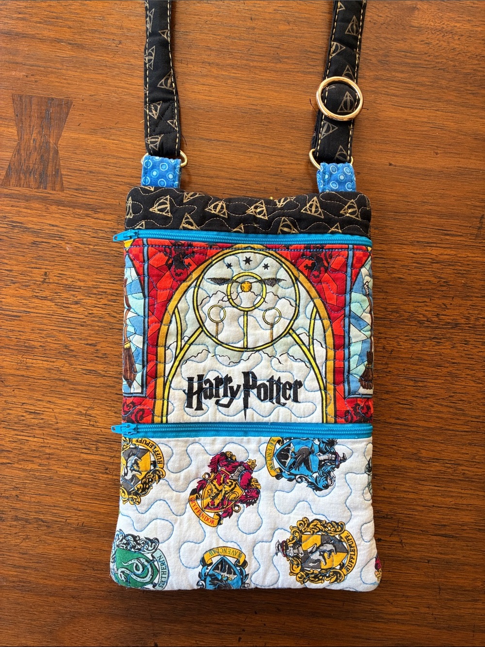 Harry Potter handmade crossbody quilted